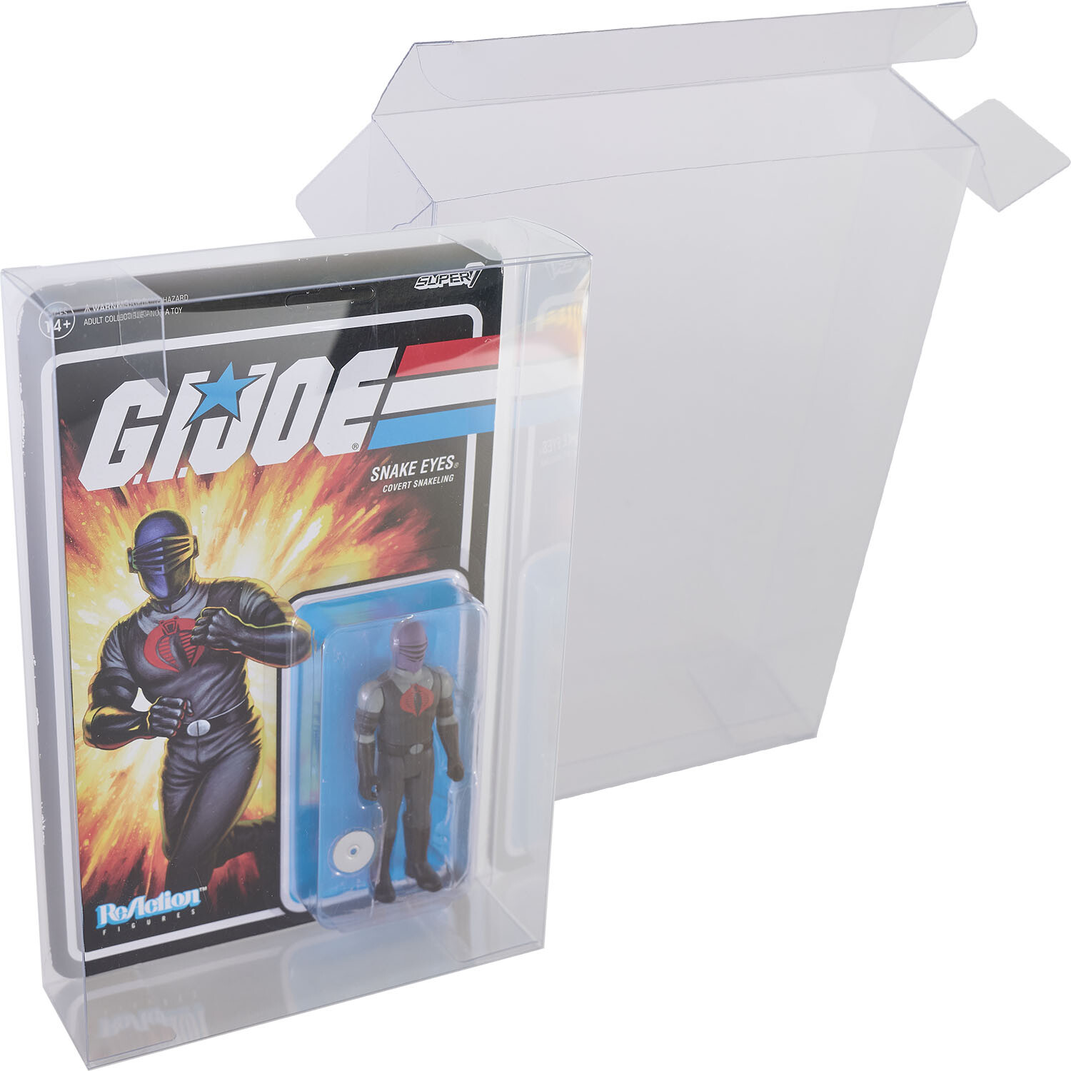 Action Figure Protector Case for 3.75&Prime; Carded New & Vintage Star Wars or GI Joe