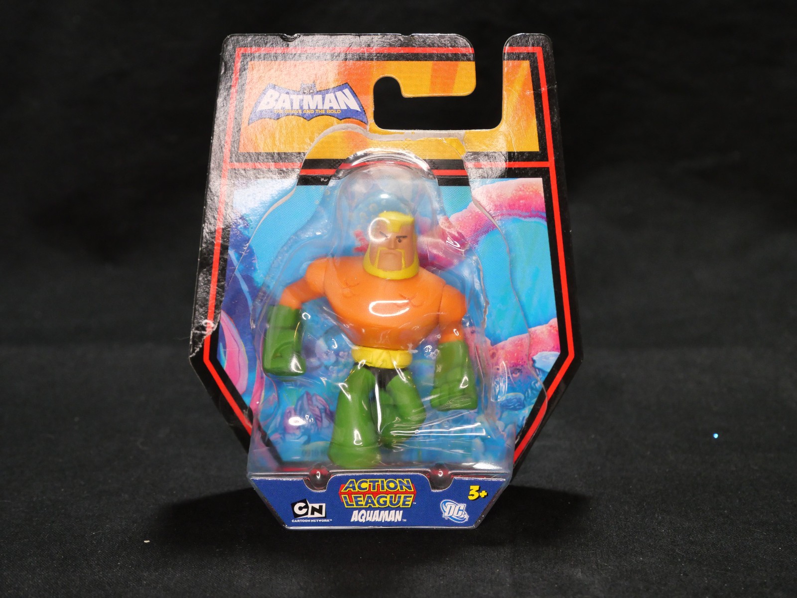 Batman The Brave And The Bold Action League Aquaman 2&Prime; Action Figure 2009 RARE