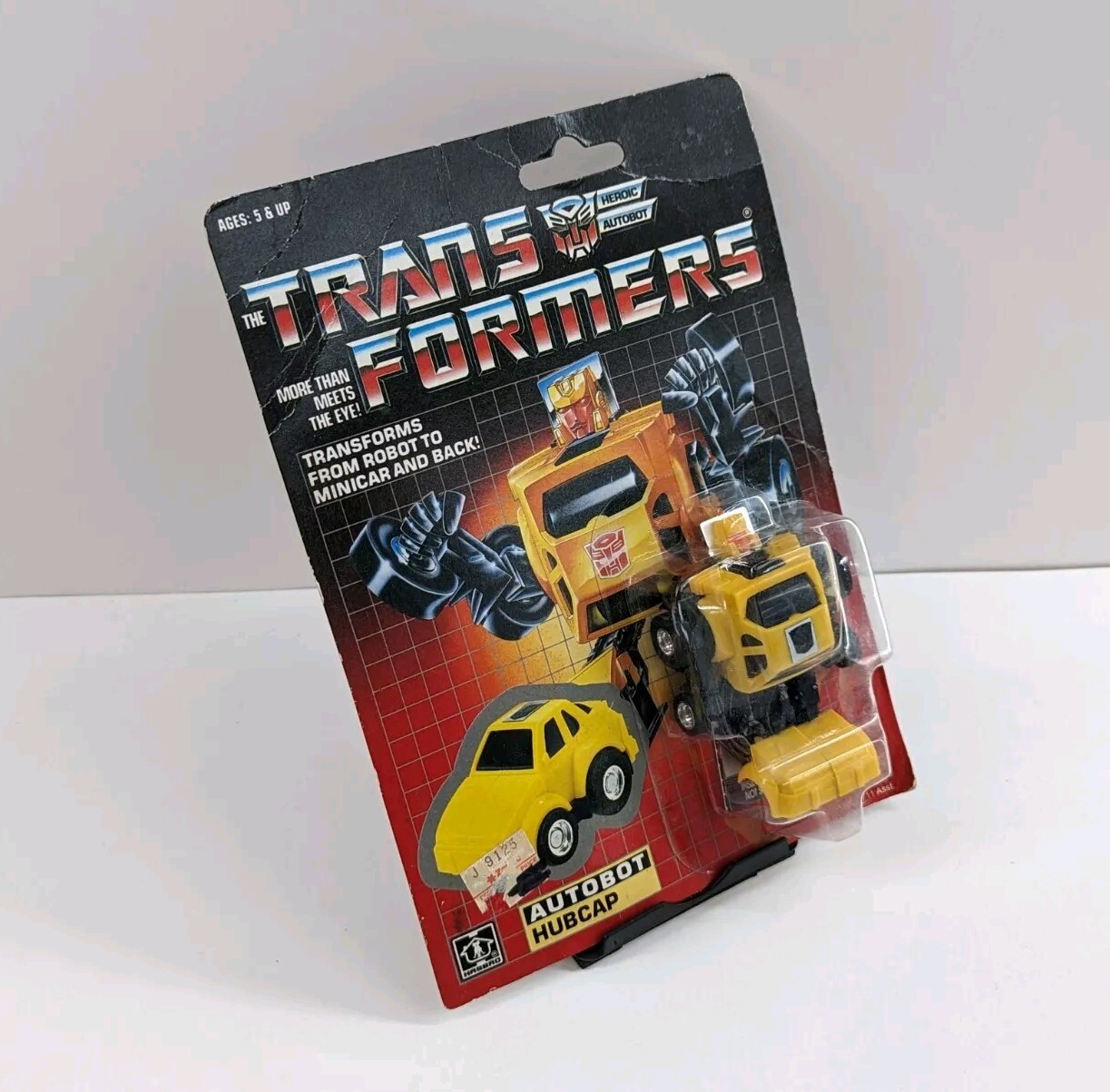 Authentic 1985 Hubcap G1 Transformers Hasbro Action Figure ~ New Sealed On Card