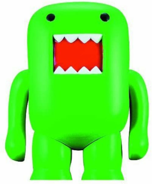 4&Prime; Domo Vinyl Figure: Black Light Green -NEW IN BOX.