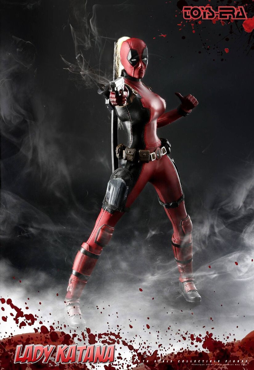 TOYS ERA TE021 LADY KATANA 12&Prime; INCH 1/6 FIGURE LADY DEADPOOL MARVEL SEALED *US*