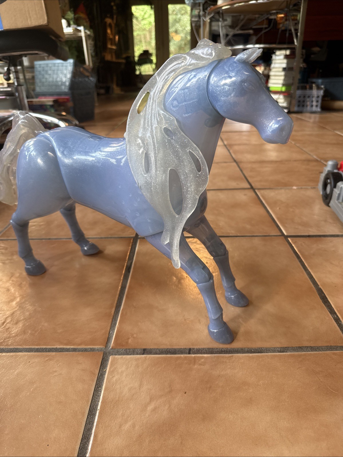 Disney Frozen 2 Water Nokk Elsa’s Spirit Horse Lights Sounds 15&Prime; Tall ~ Working