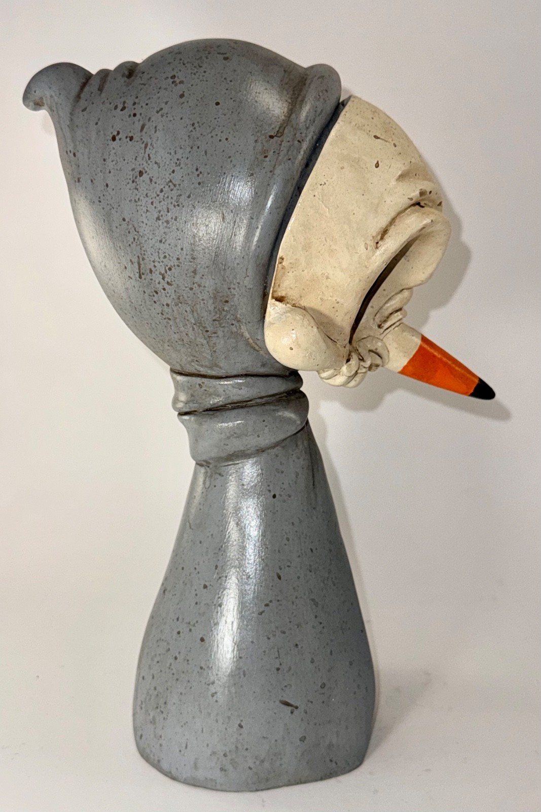 9&Prime; Grieving Greeter Skelve by Kathy Olivas & Brandt Peters Signed Rare #7 of 30