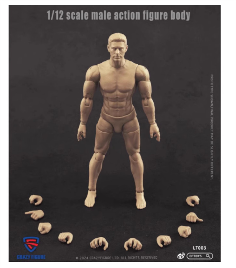 New CRAZY FIGURE 1/12 6 » Boy & Girl Vegan LT003/LT004 Action Figure In Stock