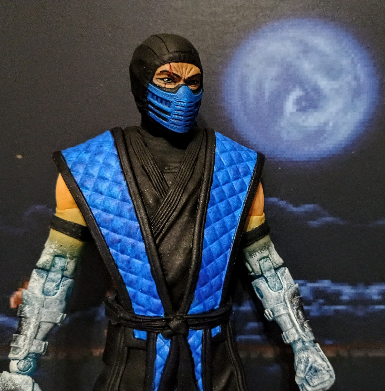 Custom Mcfarlane Mortal Kombat Klassic Kuai Liang Sub-Zero