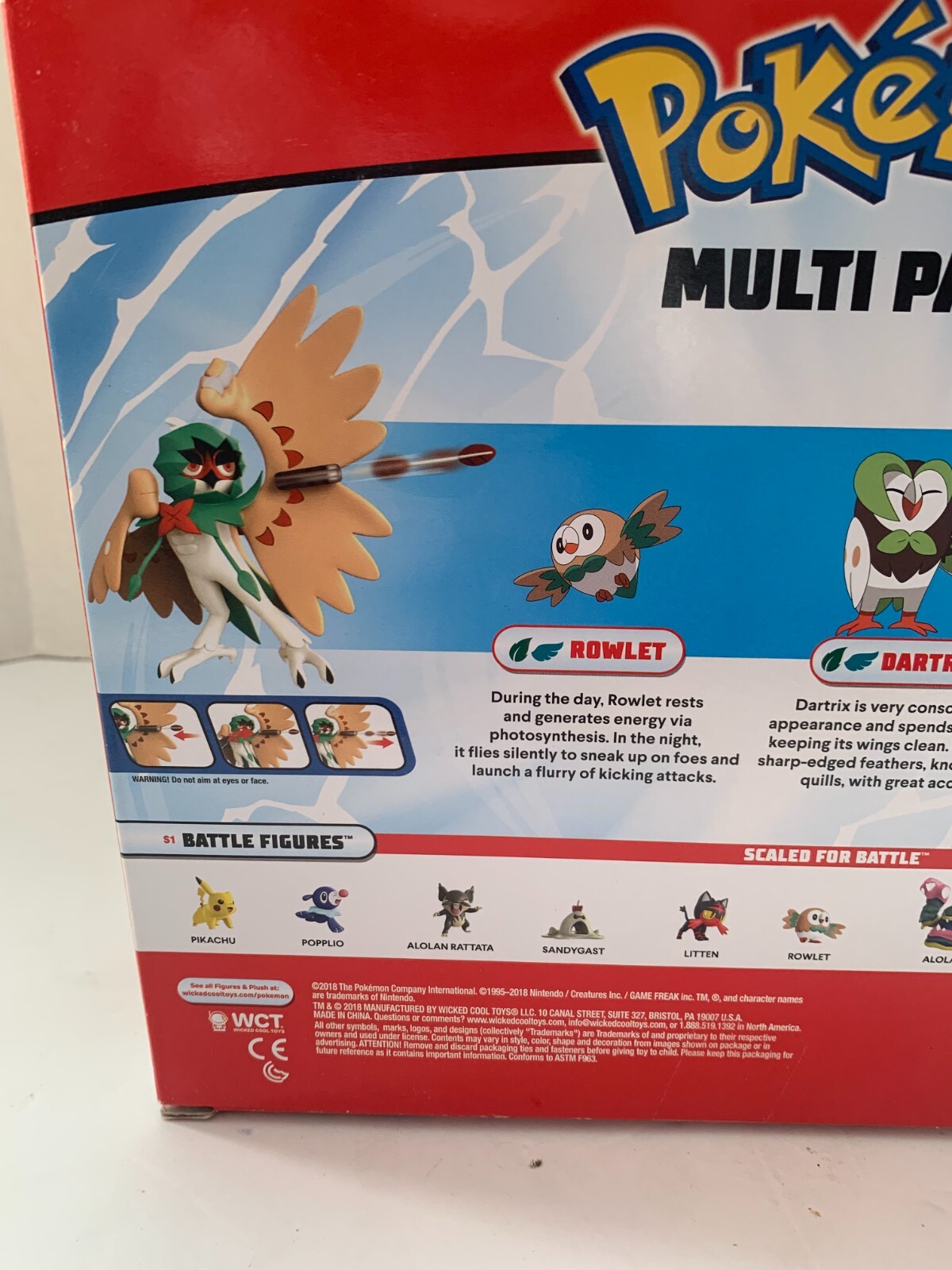 Pokemon Multi Pack Rowlet Dartrix Decidueye New Target Exclusive 4+