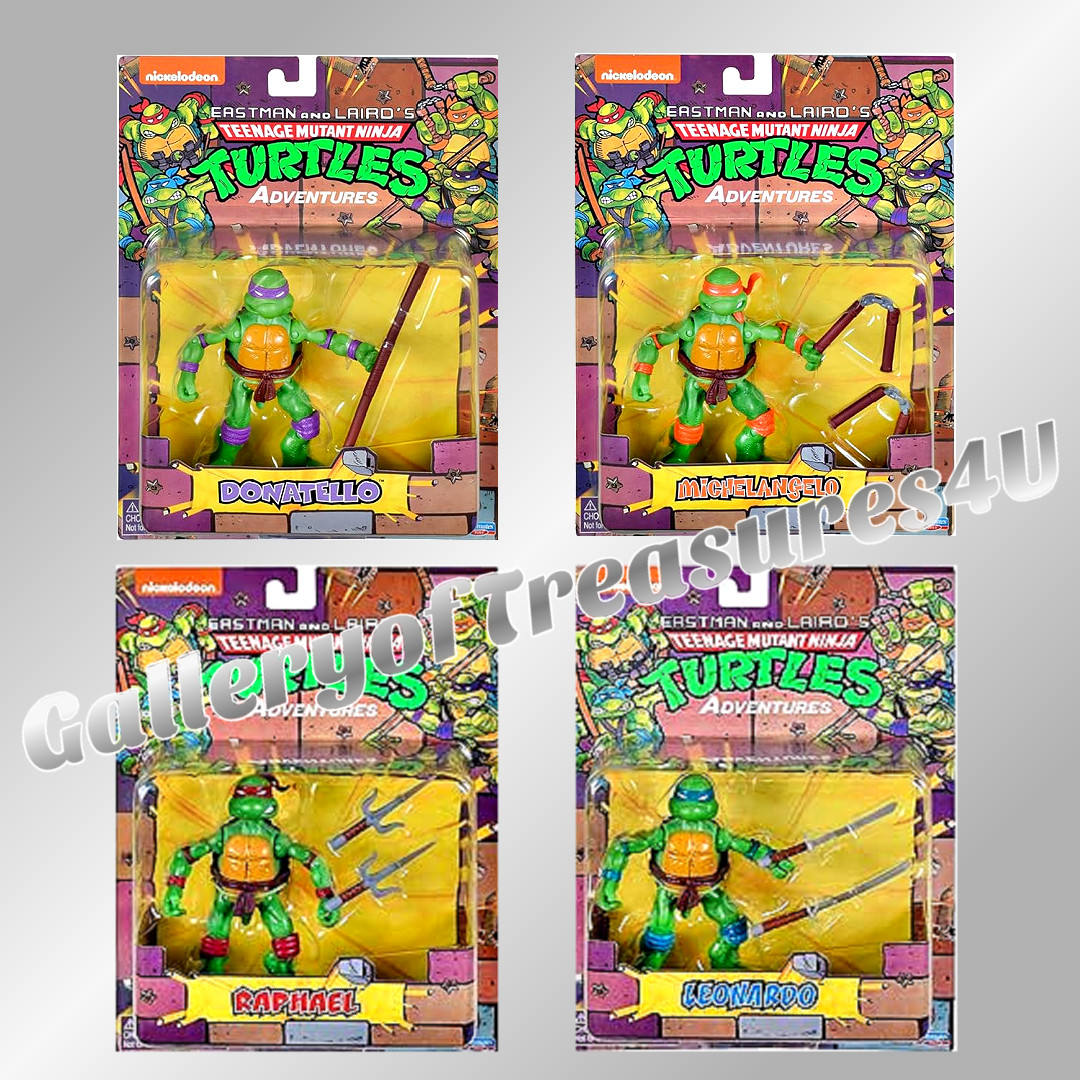 Teenage Mutant Ninja Turtles Adventures Michaelangelo Raphael Donatello Leo 4