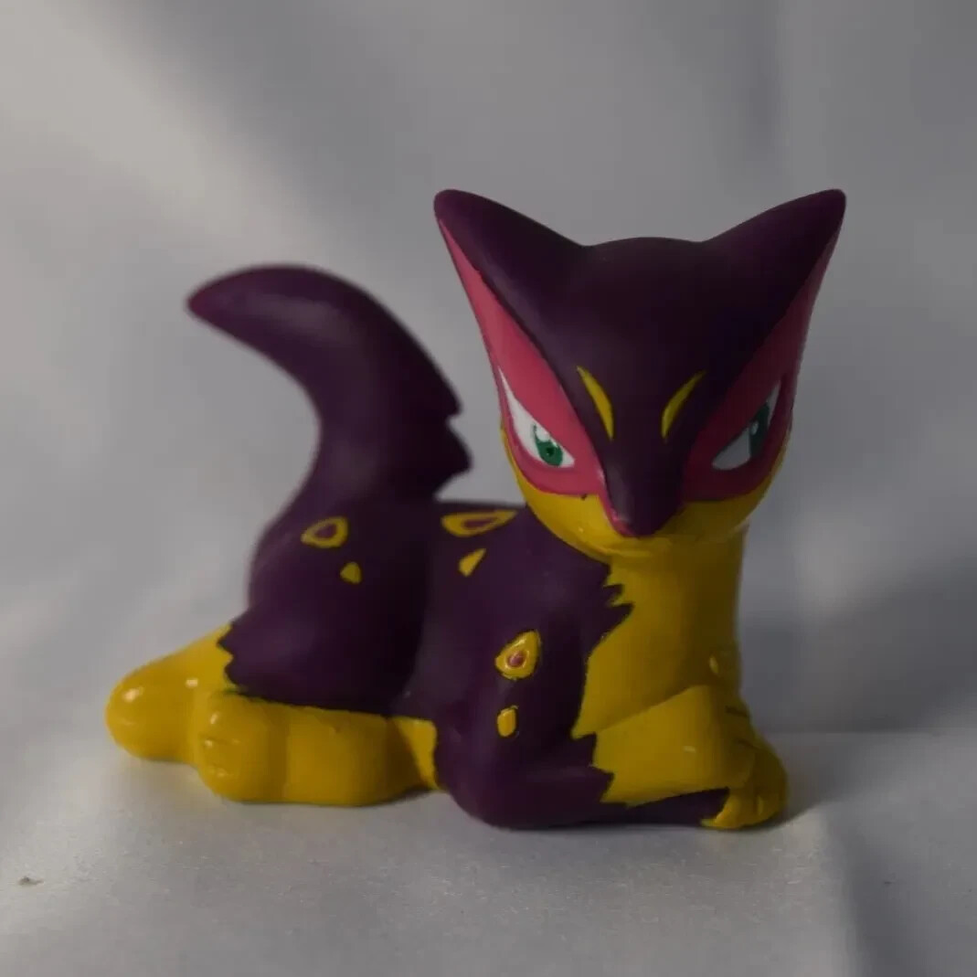 Liepard Pokemon Kids Soft Vinyl Figure Finger Puppet Nintendo Lepardas #0510