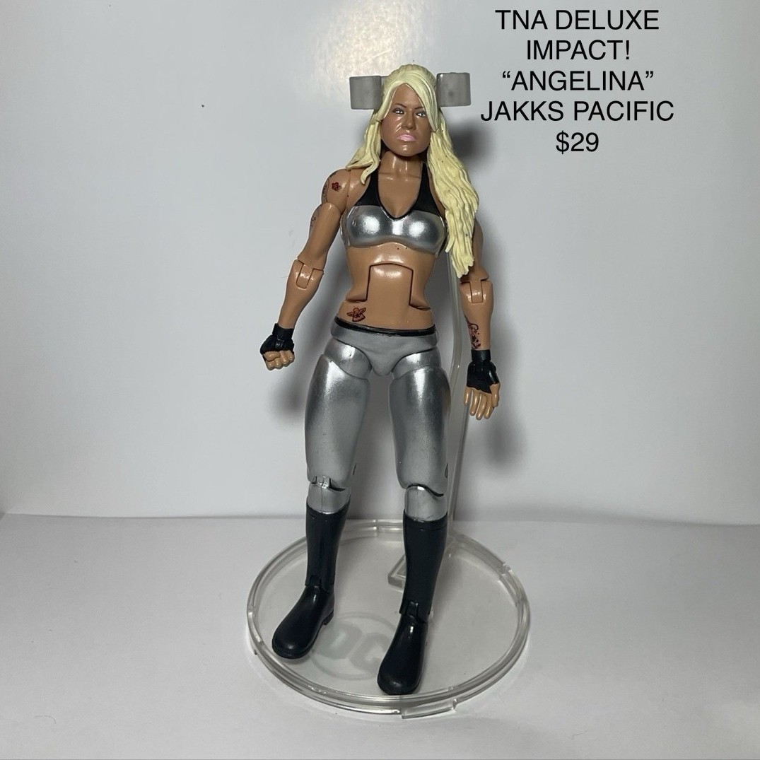 JAKKS PACIFIC TNA IMPACT ANGELINA DELUXE IMPACT SERIES ACTION FIGURE