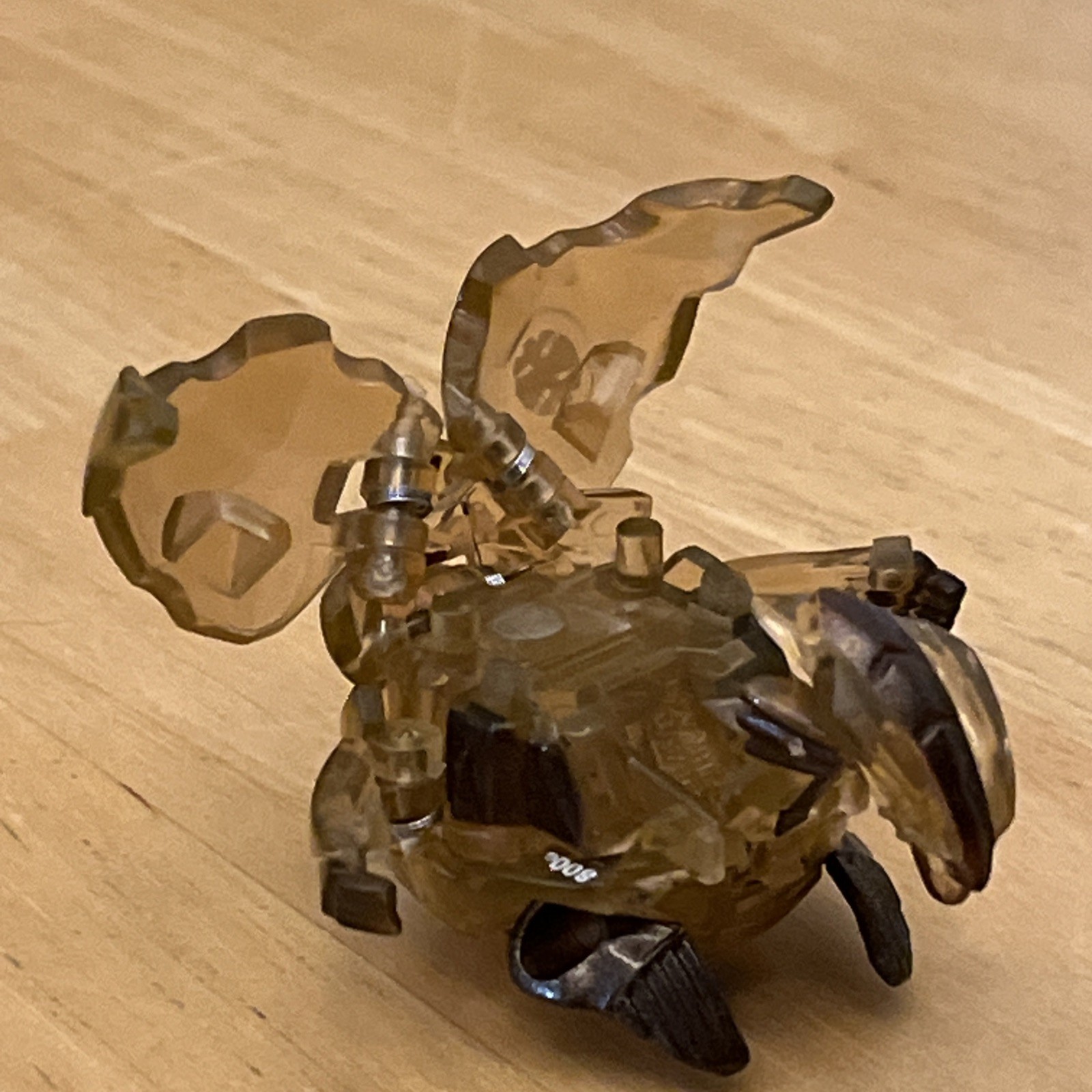 Bakugan Gundalian Invaders Translucent Subterra Rubanoid 800g Vintage