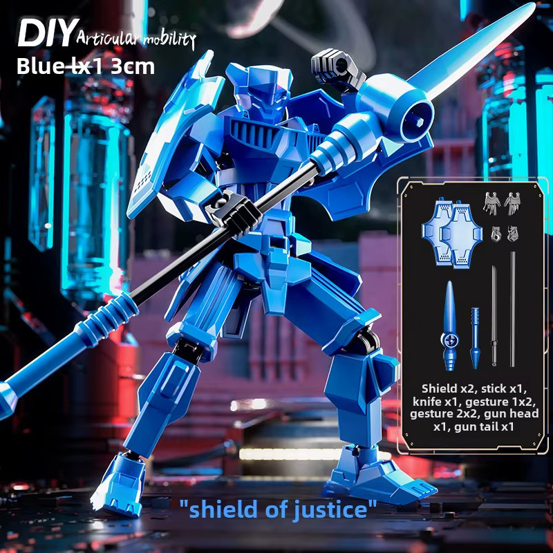 Multi-Jointed Movable Shapeshift Robot 3D Printed Mannequin Dummy 13 Action Figu