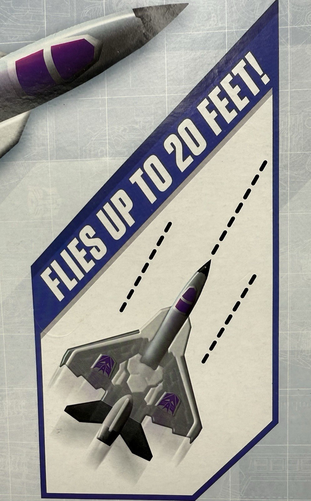 Transformers Launch Action Decepticon Glider Flies Up To 20 Feet Authentic New