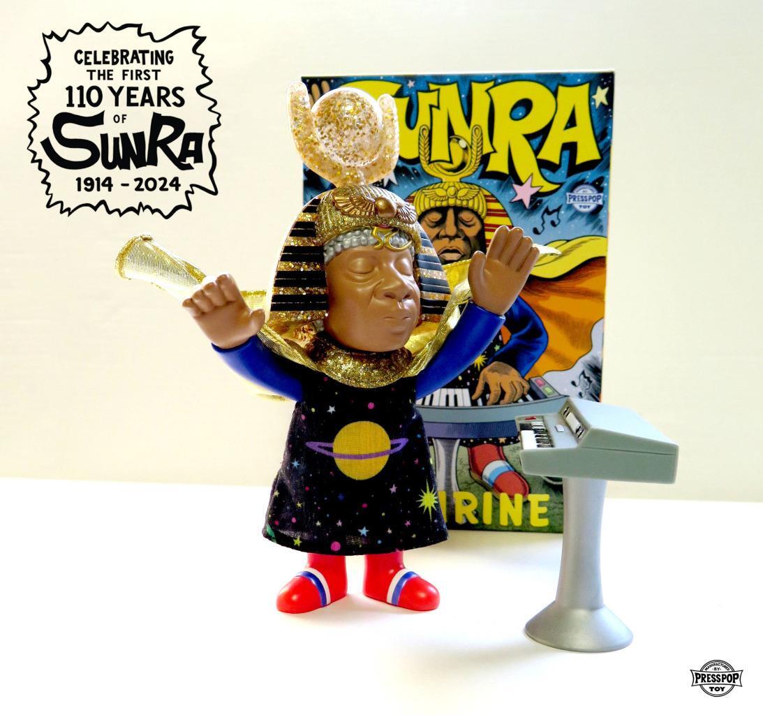 SUN RA FIGURE CELEBRATING THE FIRST 110 YEARS ANNIVERSARY PRESSPOP