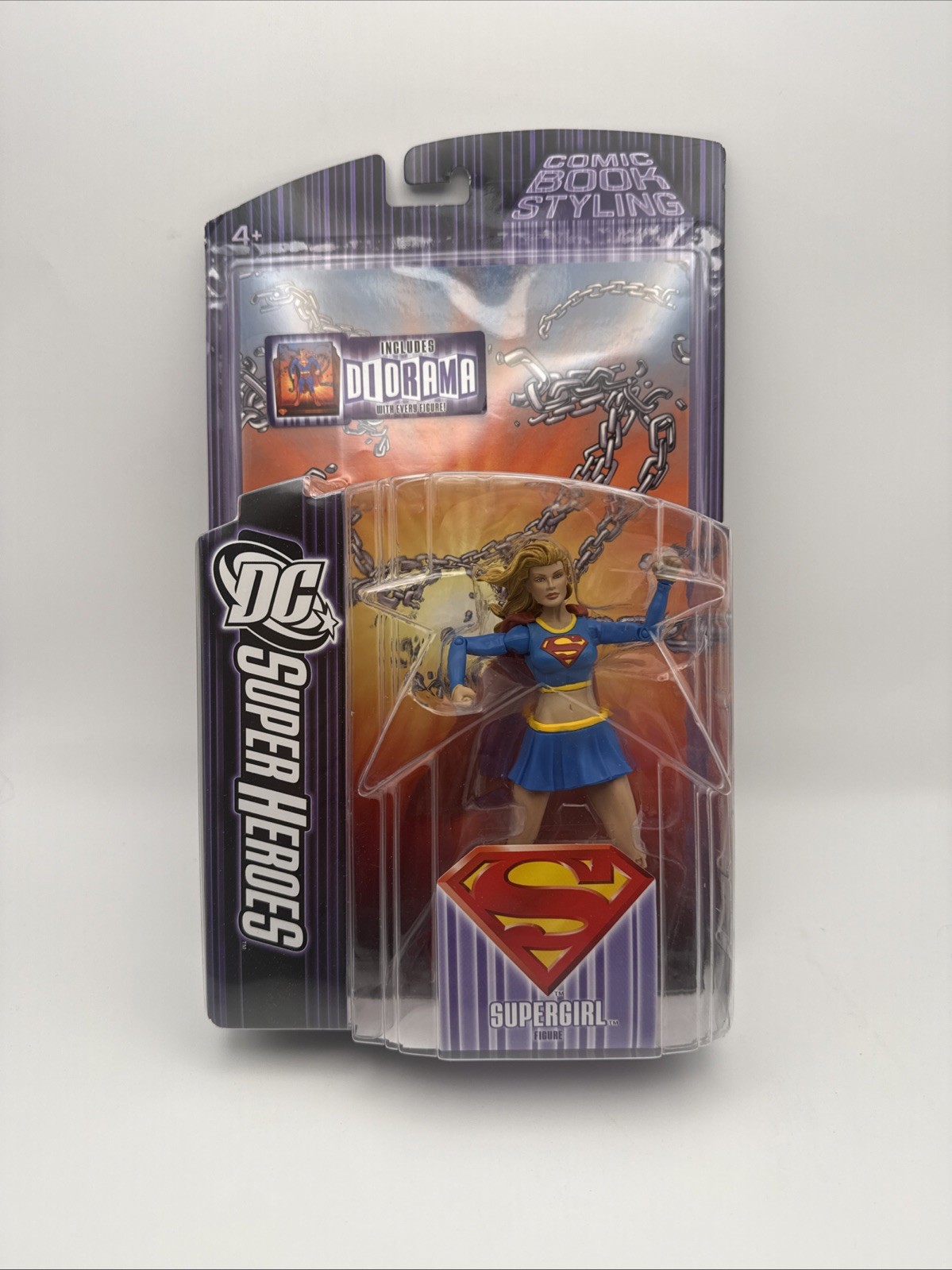 DC SUPER HEROES SUPERGIRL S3 SELECT SCULPT FIGURE 2007 A5