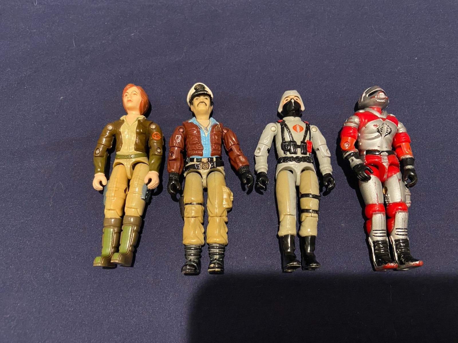 4 GI Joe Hasbro 3.75” Pilot/ Driver Cover girl Keel Haul AVAC Stinger Driver
