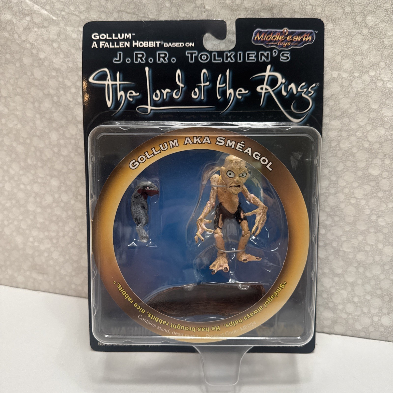 Lord Of The Rings GOLLUM aka Smeagol Figure Tolkien Middle Earth Toy Vault