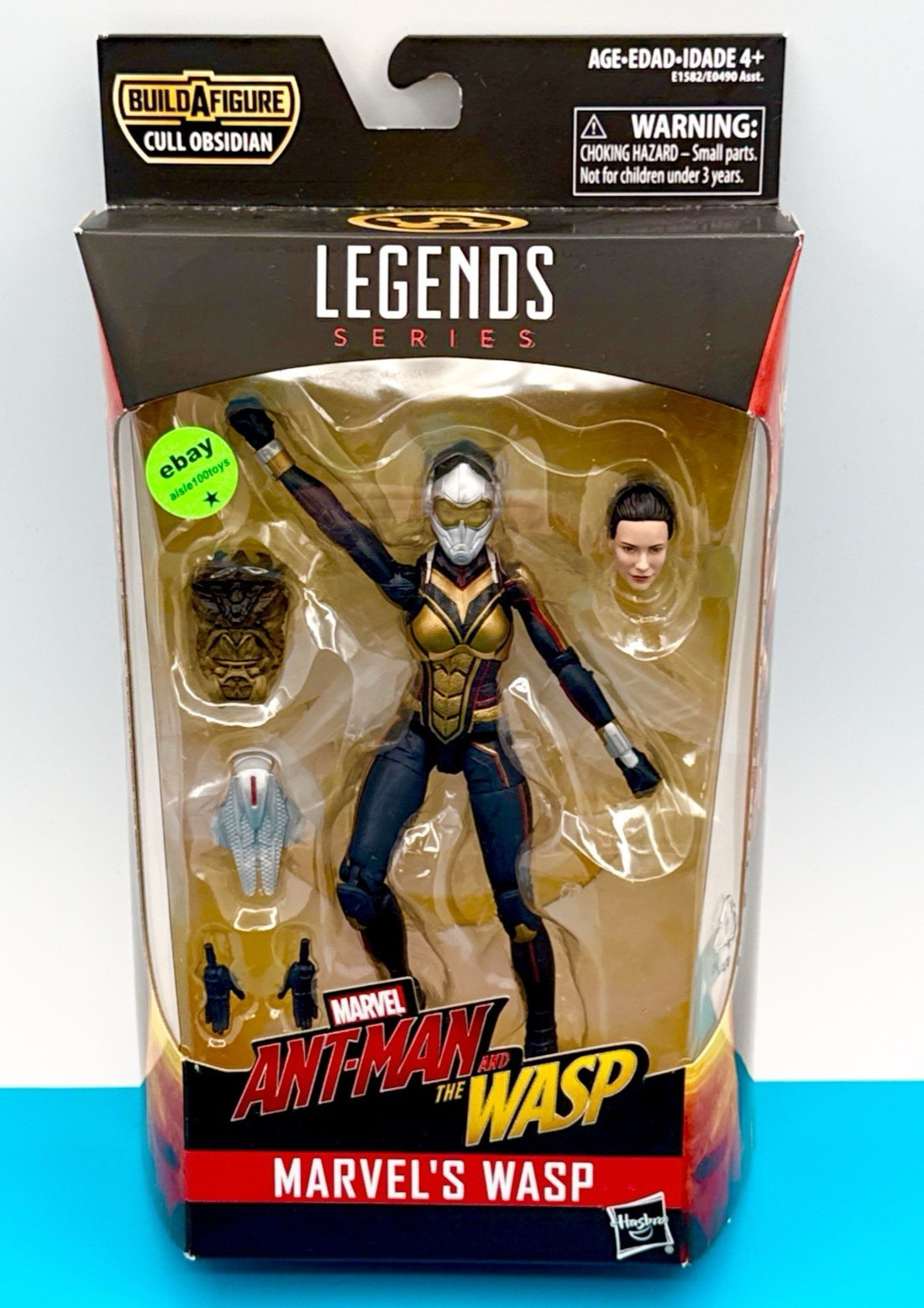 Marvel Legends Ant-man&rsquo;s Wasp 6&Prime; Action Figure (Cull Obsidian BAF) New 2018