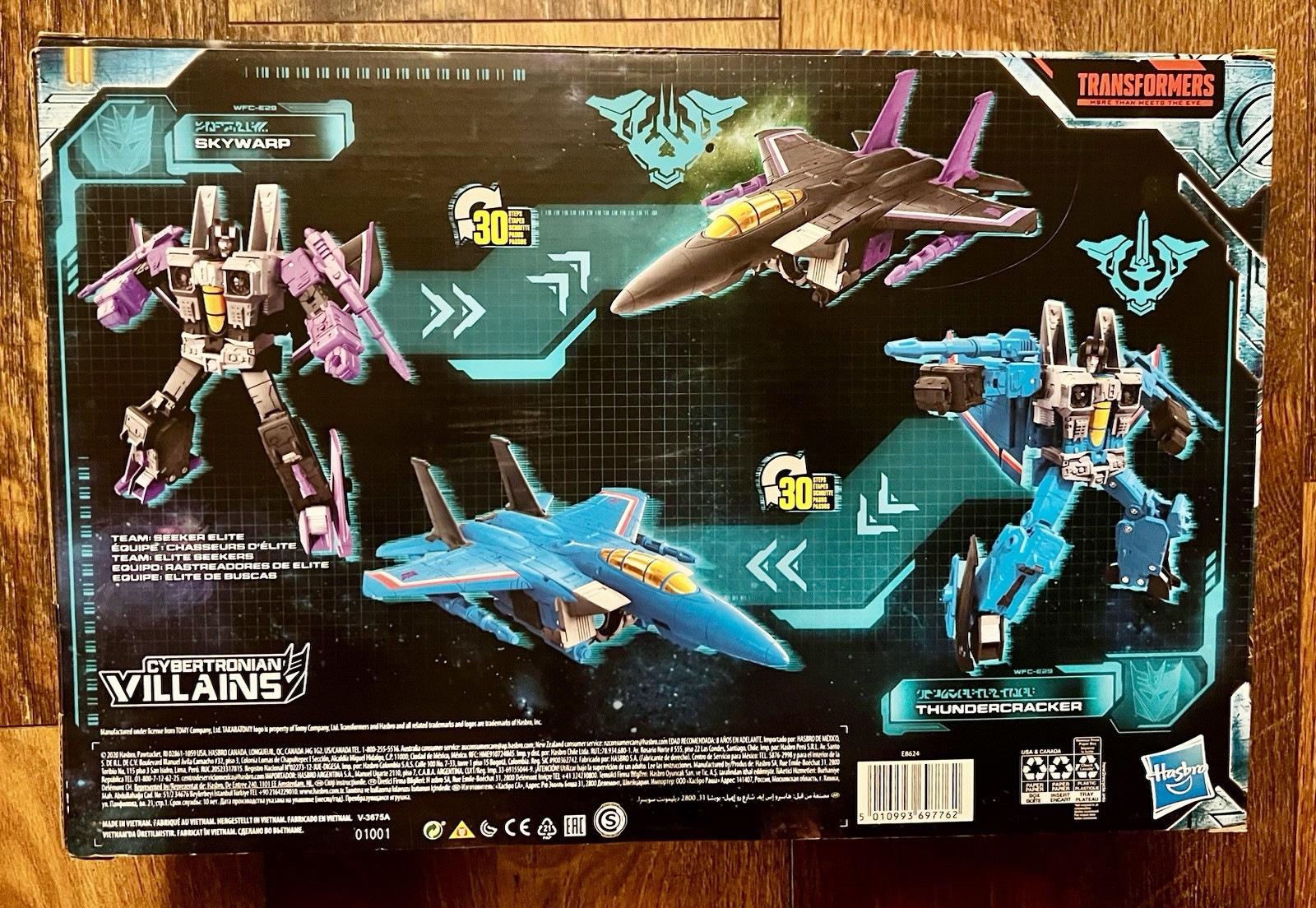Transformers Earthrise WFC Skywarp Thundercracker Voyager Hasbro MIB Sealed