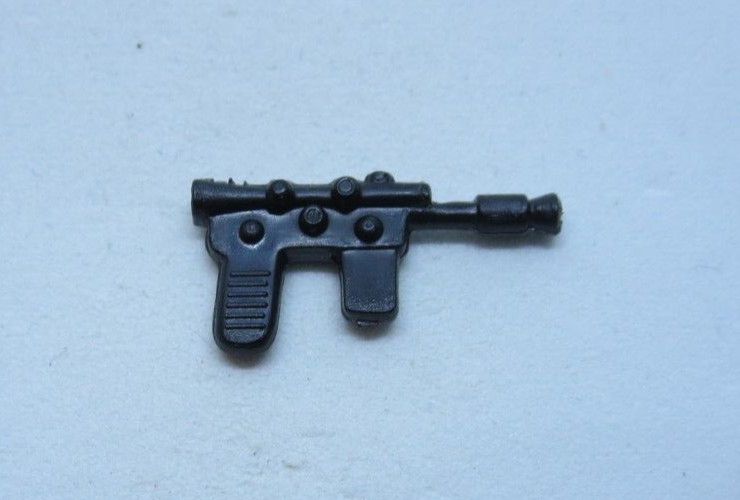 Black Han Solo Blaster/Gun Weapon Repro/Replacement Star Wars NO FLOAT