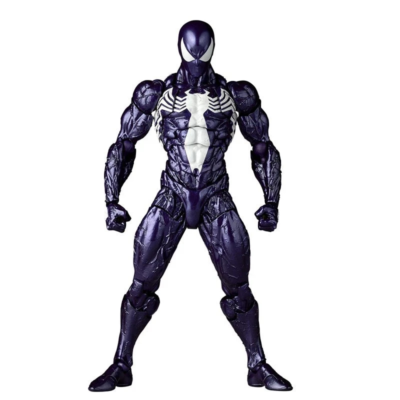 Presale Revoltech Amazing Yamaguchi Symbiote Spider-Man Purple Ver. Figure 7/31