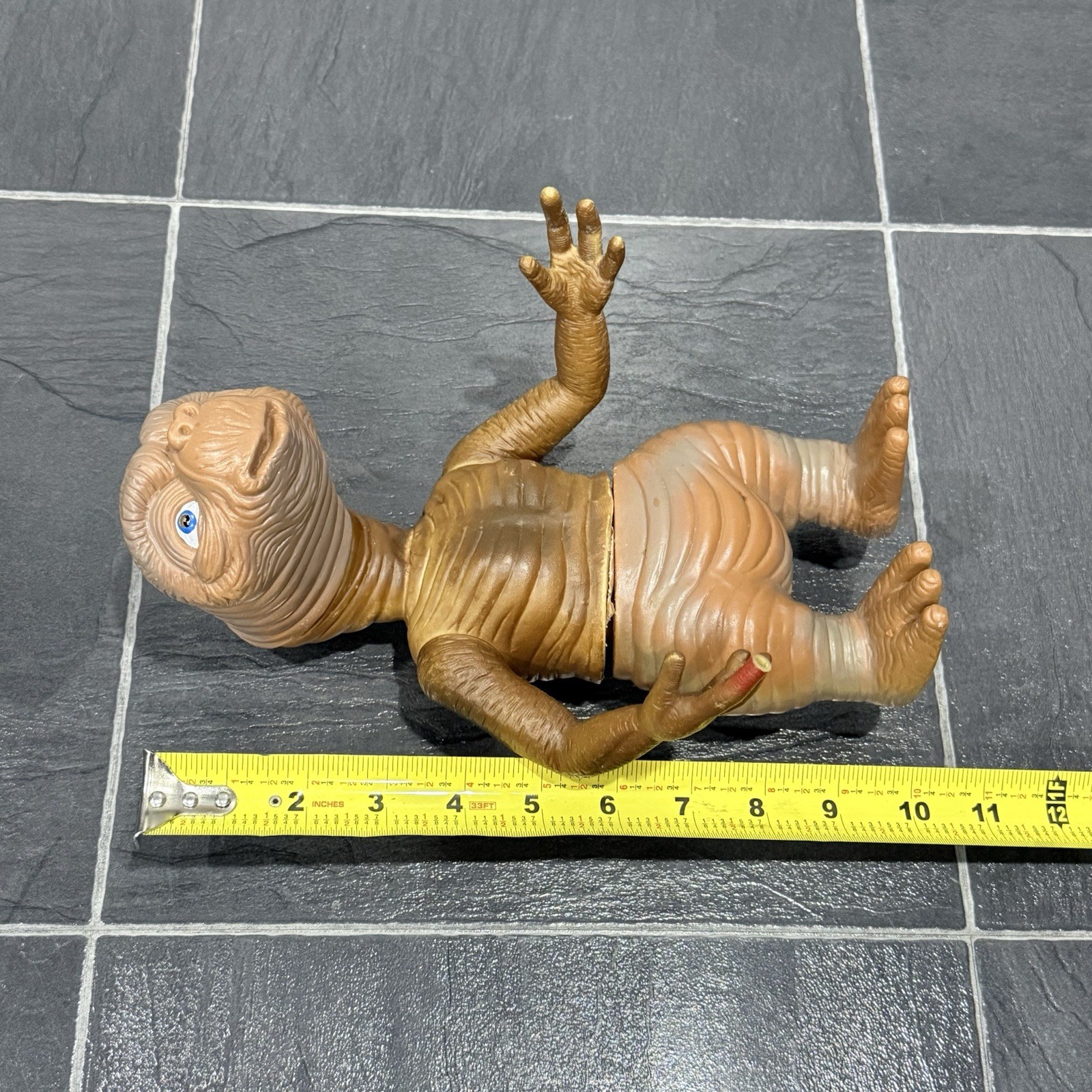 ET Extra Terrestrial 10” Vinyl Figure Vintage 80s Unbranded KO 1980s Movie