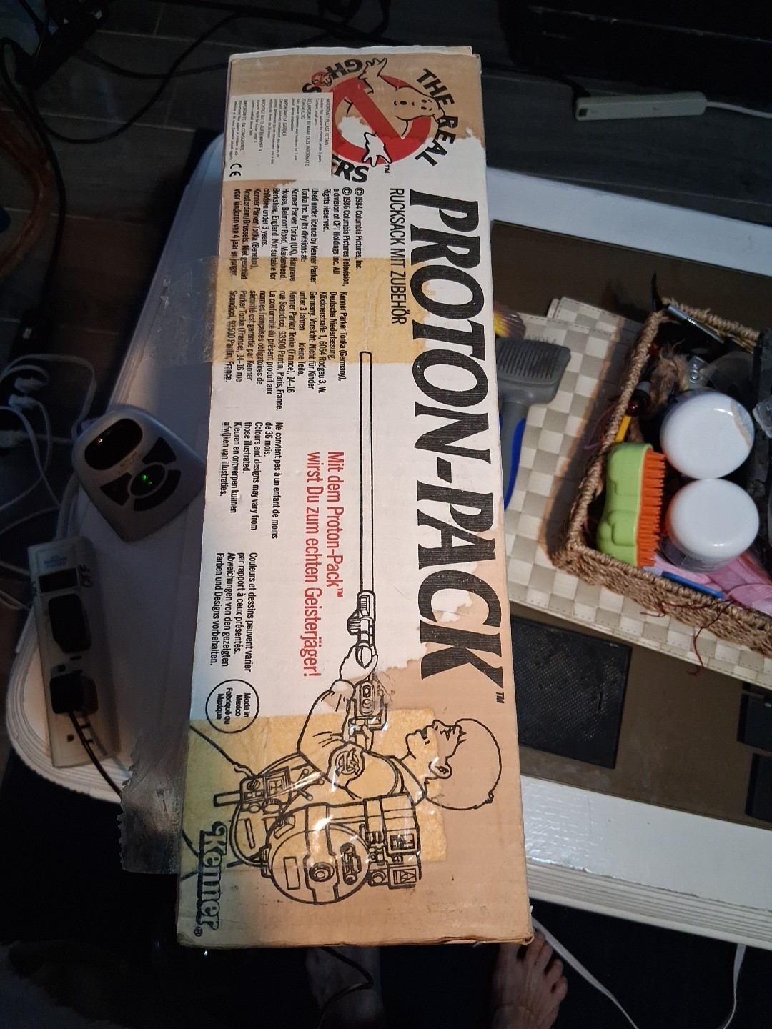 vintage 1984 ghostbusters proton pack Cib