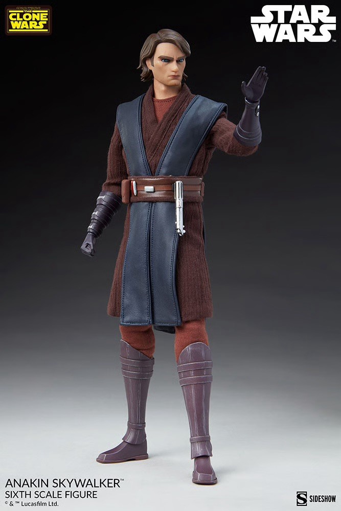 STAR WARS The Clone Wars ANAKIN SKYWALKER Sideshow Collectibles 1/6 Scale Figure