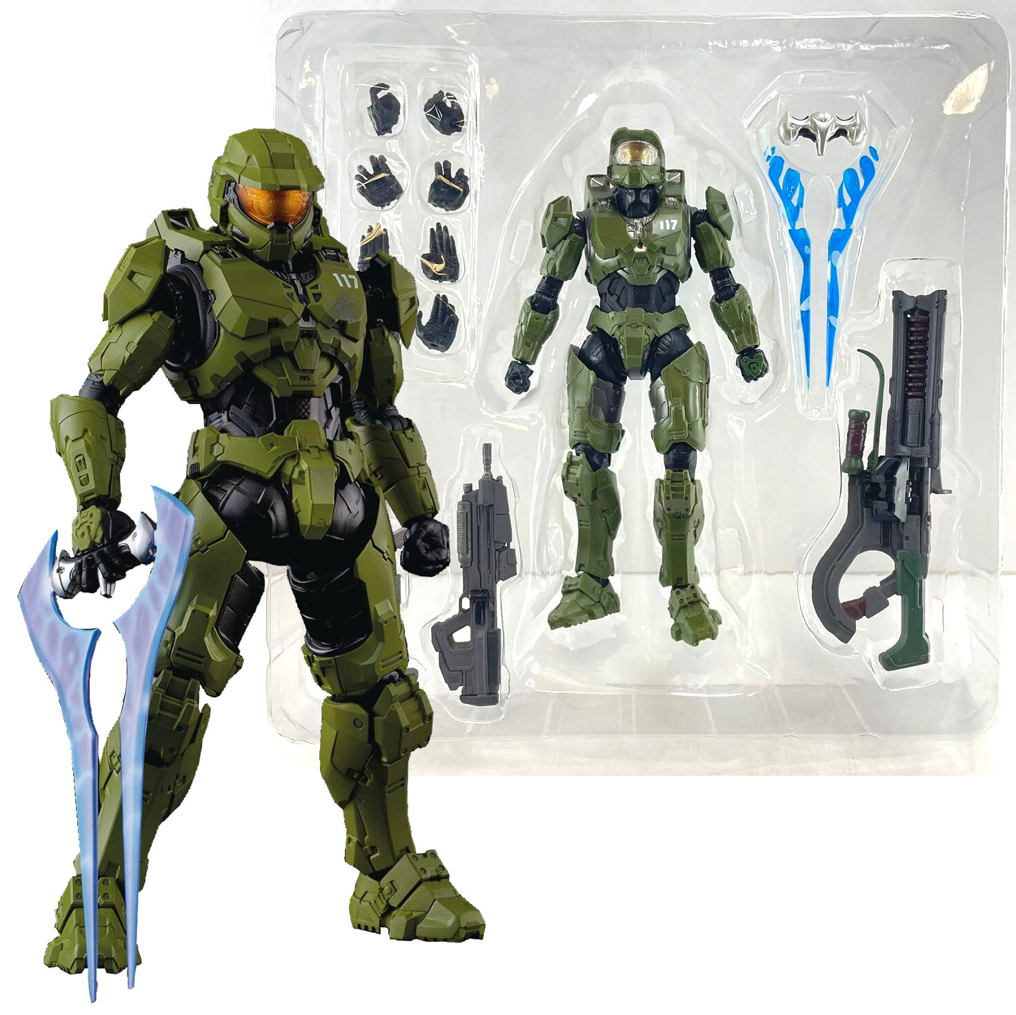 Halo Infinite Master Chief Mjolnir MK VI [GEN 3] 6&Prime; Action Figure – Open Box