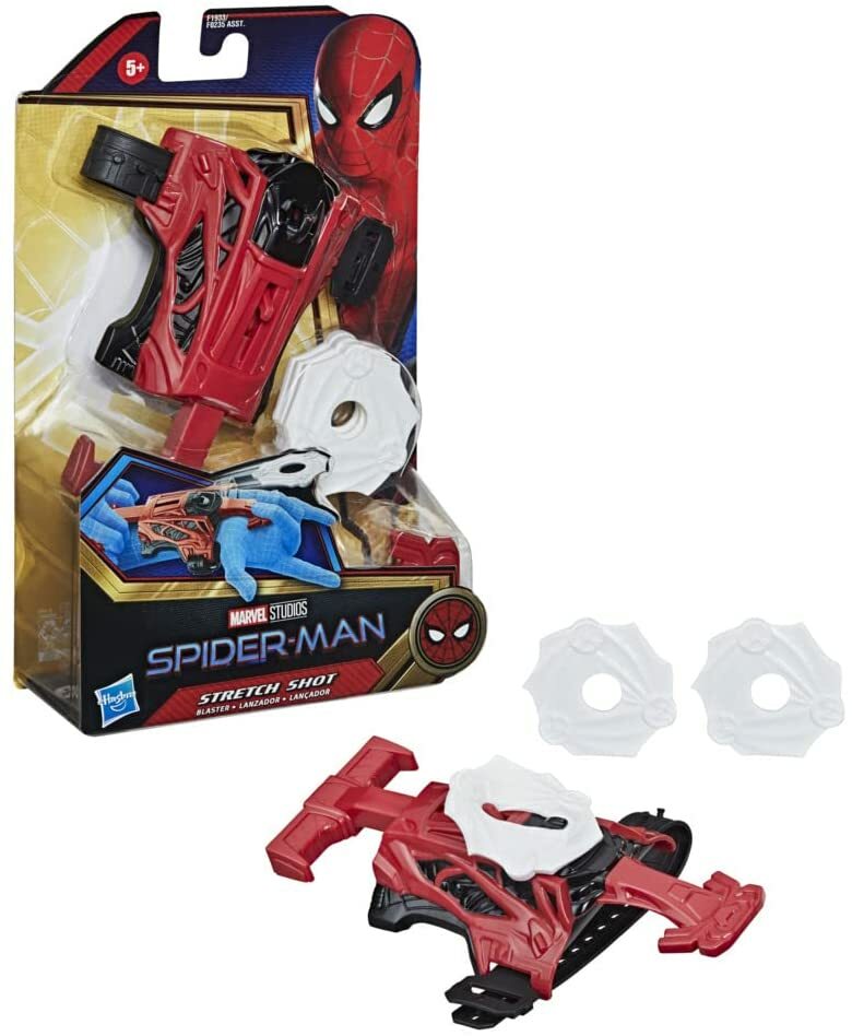 Spider Man No Way Home Stretch Shot Blaster Role Play Toy 3 Stretchy Kids Gift