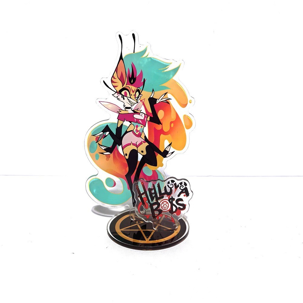 15CM Blitzo Stolas Helluva Boss Acrylic Stand Figure Desktop Display Anime Toy
