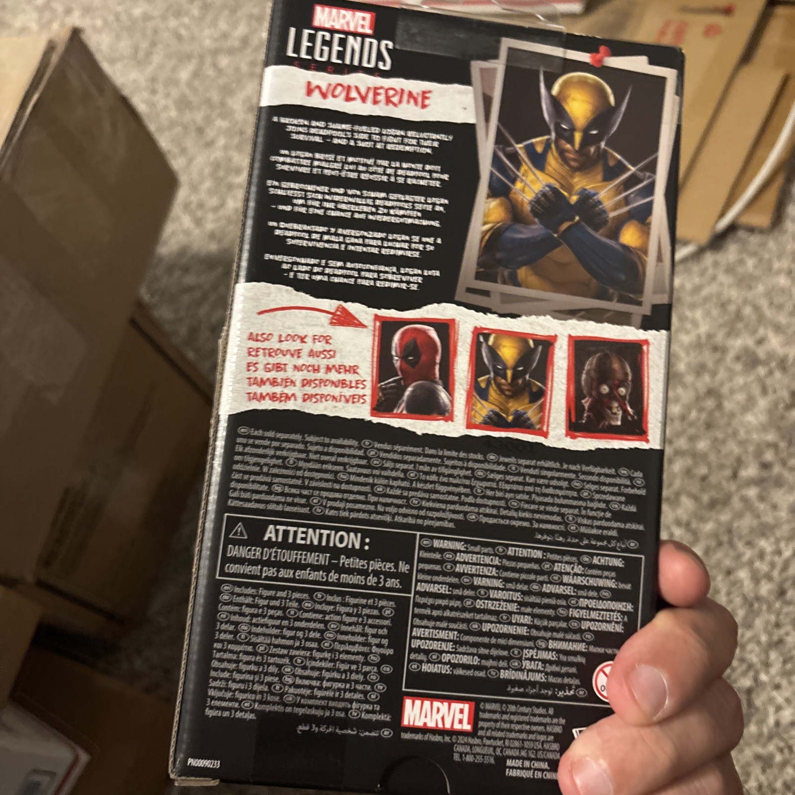HASBRO MARVEL LEGENDS DEADPOOL & WOLVERINE – WOLVERINE 6&Prime; ACTION FIGURE New