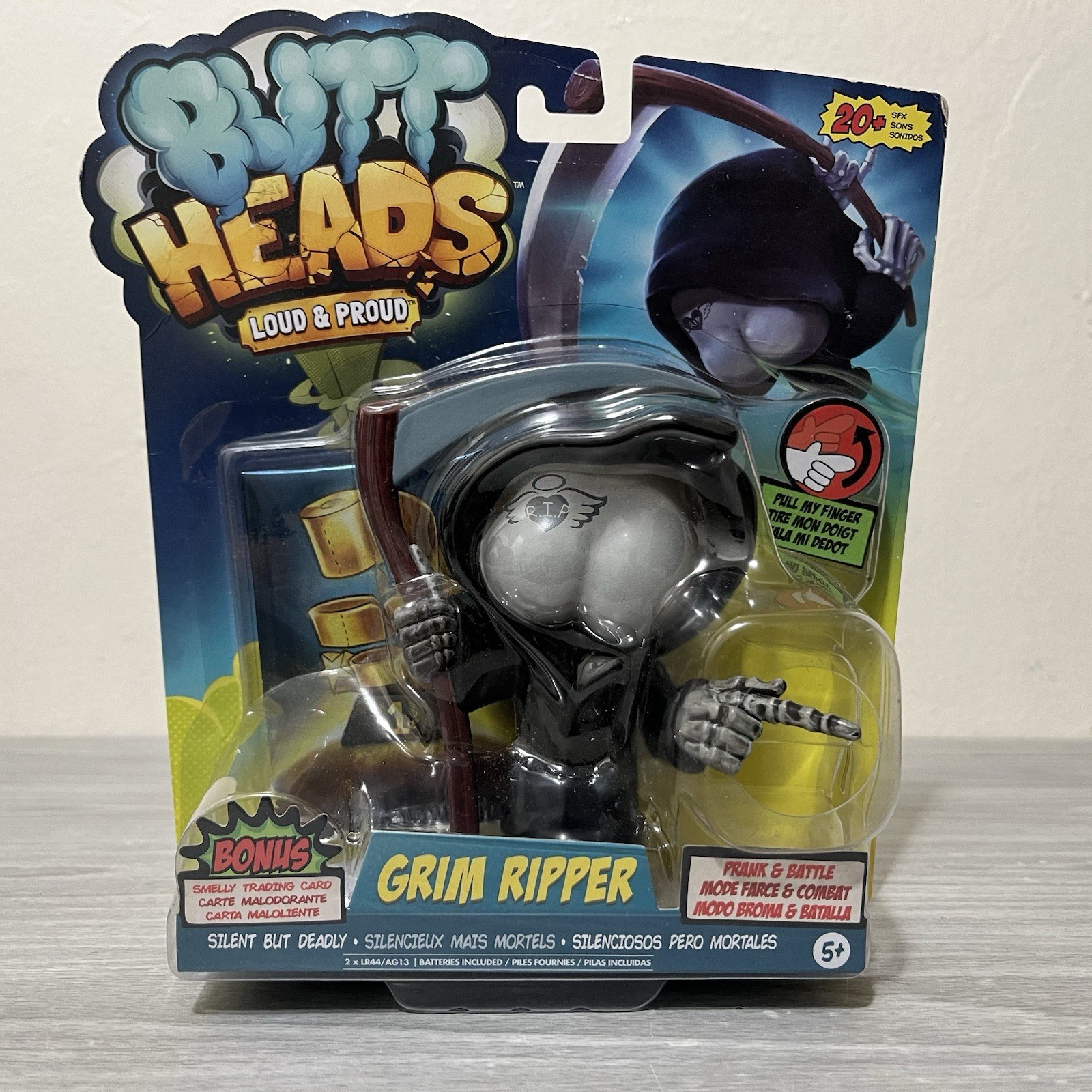 WowWee Buttheads Grim Ripper Interactive Farting Figurine – Loud & Proud Kids 5+