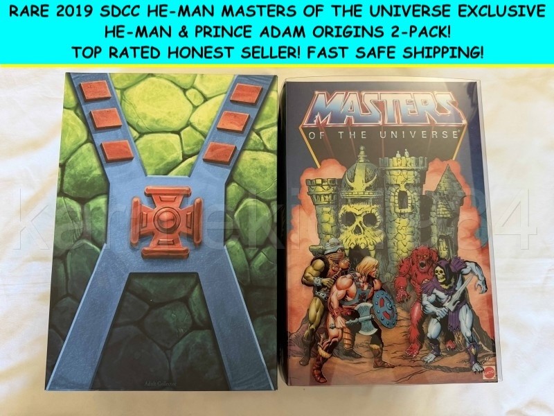 HE-MAN PRINCE ADAM MASTERS OF THE UNIVERSE MOTU 2019 SDCC MATTEL EXCLUSIVE! NEW!