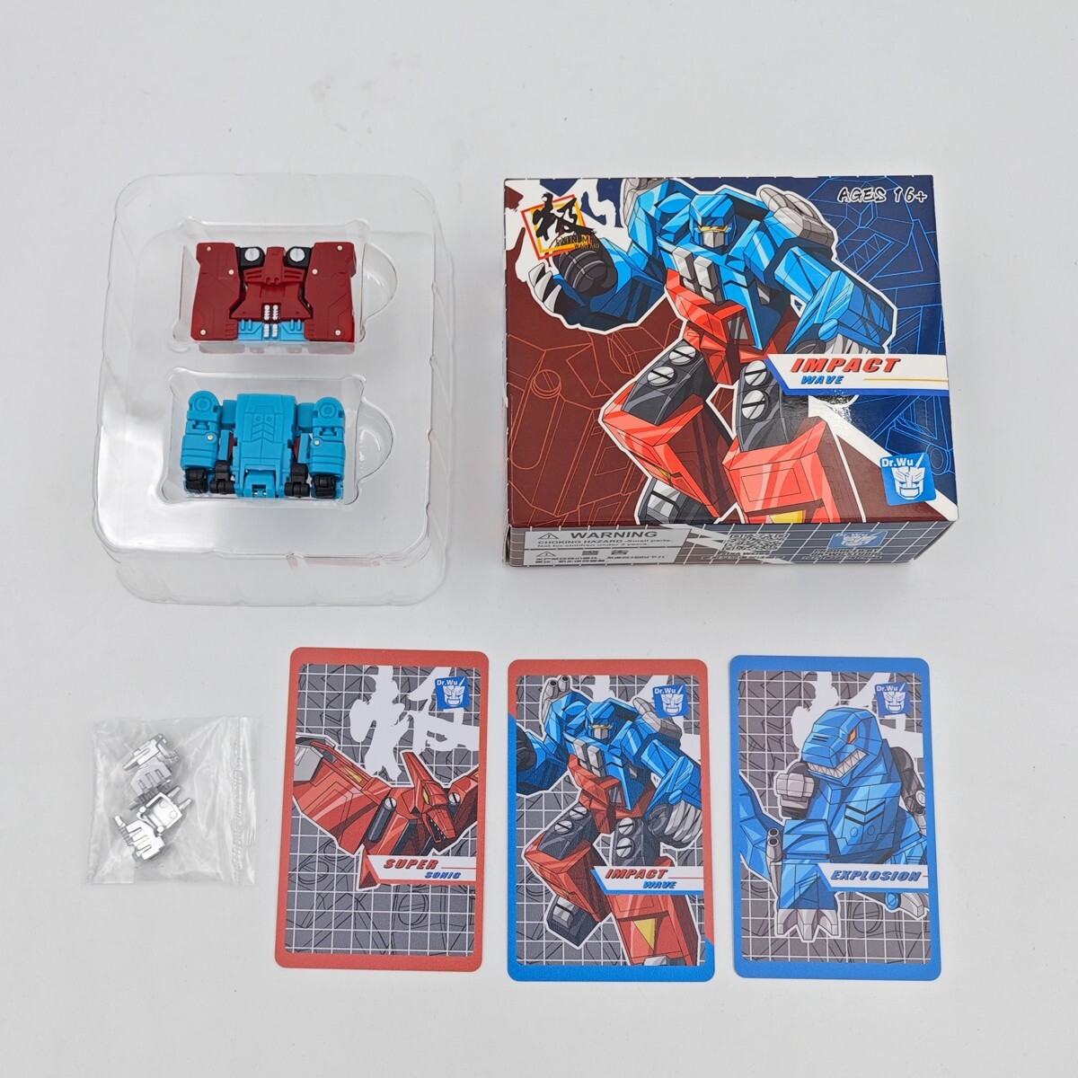 Dr.Wu DW-E55T IMPACT WAVE SUPERSONIC EXPLOSION Decibel 7cm Mini Action Figure