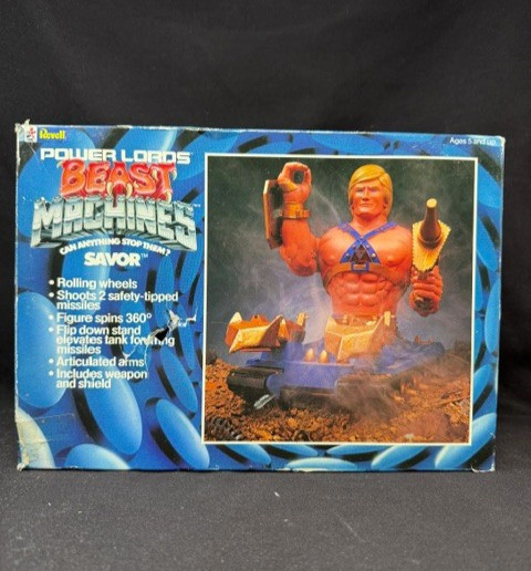Power Lords Beast Machines SAVOR Vintage Ceji Revell 1984 New, Sealed Contents