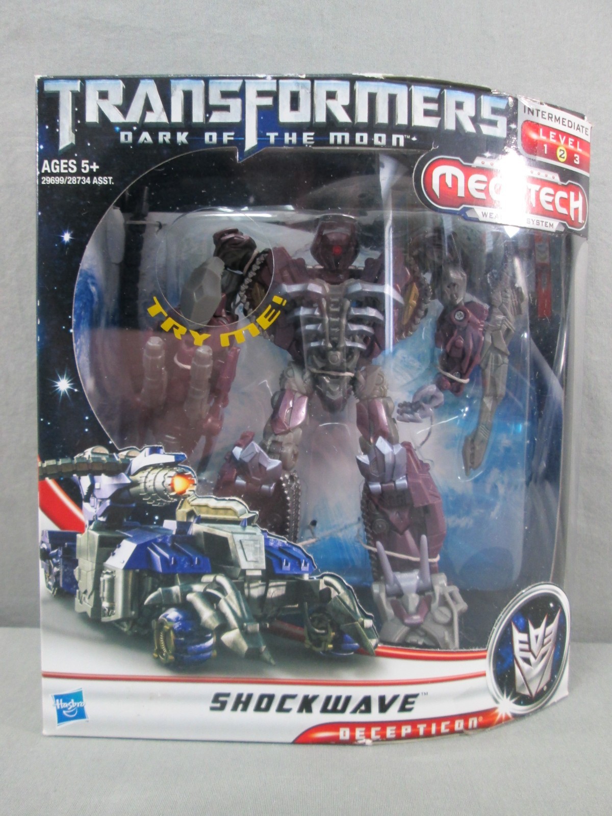 Transformers SHOCKWAVE Dark of the Moon Voyager Class Mech Tech 2010