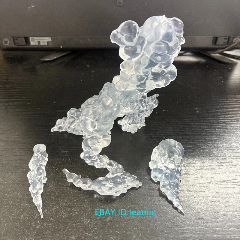 Transparent White Smoke Effect Accessories Fit 1/12 Scale Action Figure In Stock