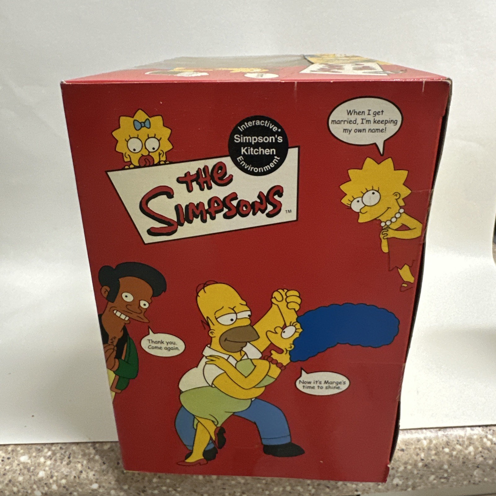 2001 Playmates Muumuu Homer Interactive Simpson&rsquo;s Kitchen Environment Voice New