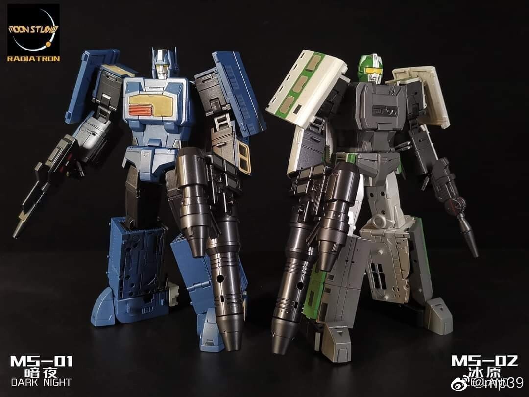 New Transformable Toys MS Moon Studio Raiden Trainbots 6PCS BOX 6PCS Figures Set