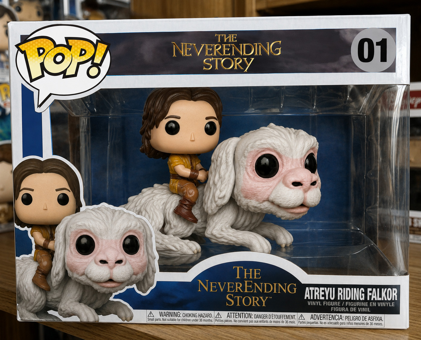 The Neverending Story Retro POP! Atreyu riding Falkor. not a toy for kids
