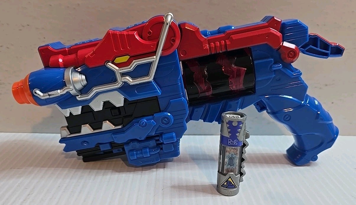 Power Rangers Dino Super Charge! TITANO Morpher with #21 Charger Tested Working