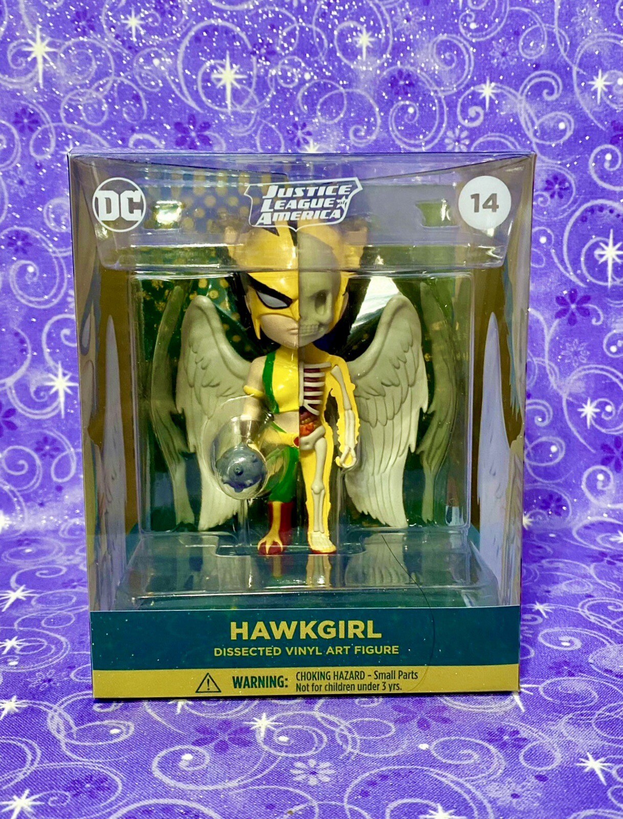 XXRAY MIGHTY JAXX DC Comics Hawkgirl Funny Anatomy Toy by Jason Freeny