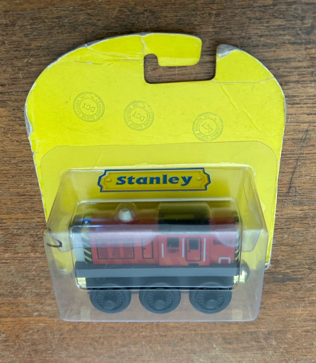 2008 Learning Curve Wooden Thomas Train Factory Sample RFID Salty/Stanley!