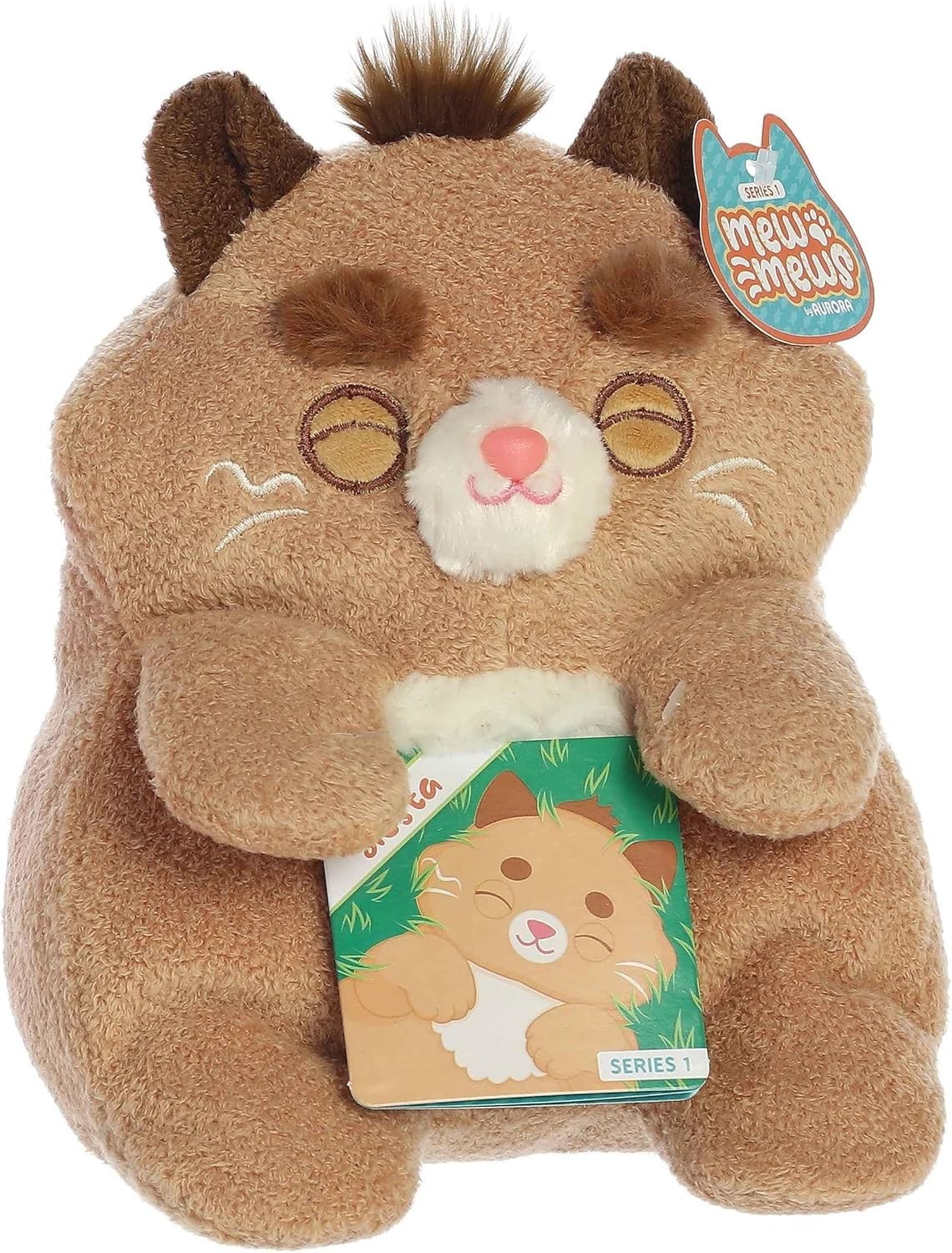 Aurora Playful Mewmews #34326 Plush Toy Siesta Cat 8 Inches Mewmew NWT
