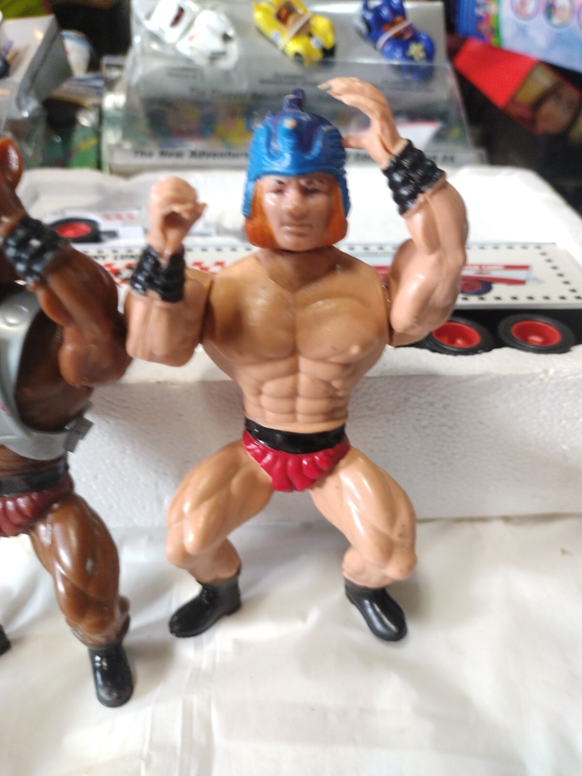 Rare Bundle Galaxy Warriors Wolf Anubi Heman Knock Off Action Figures 1985 MOTU