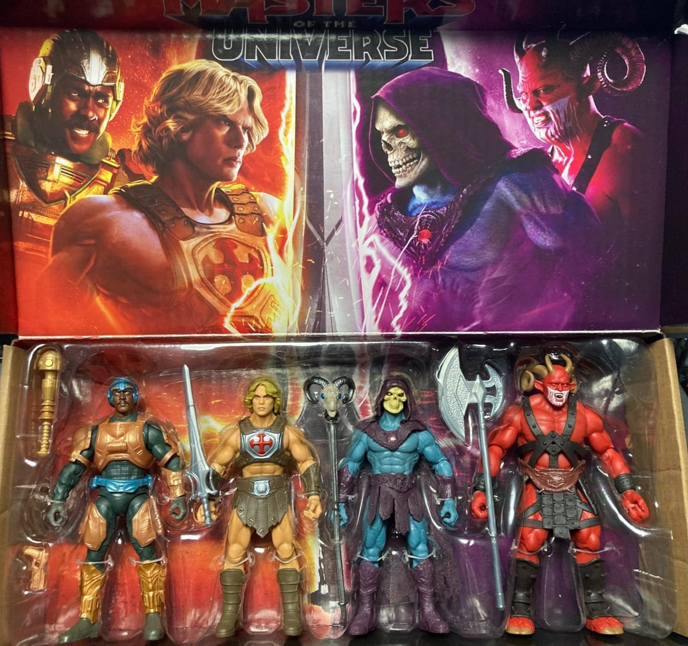Masters of the Universe Action Figure Set, NEW