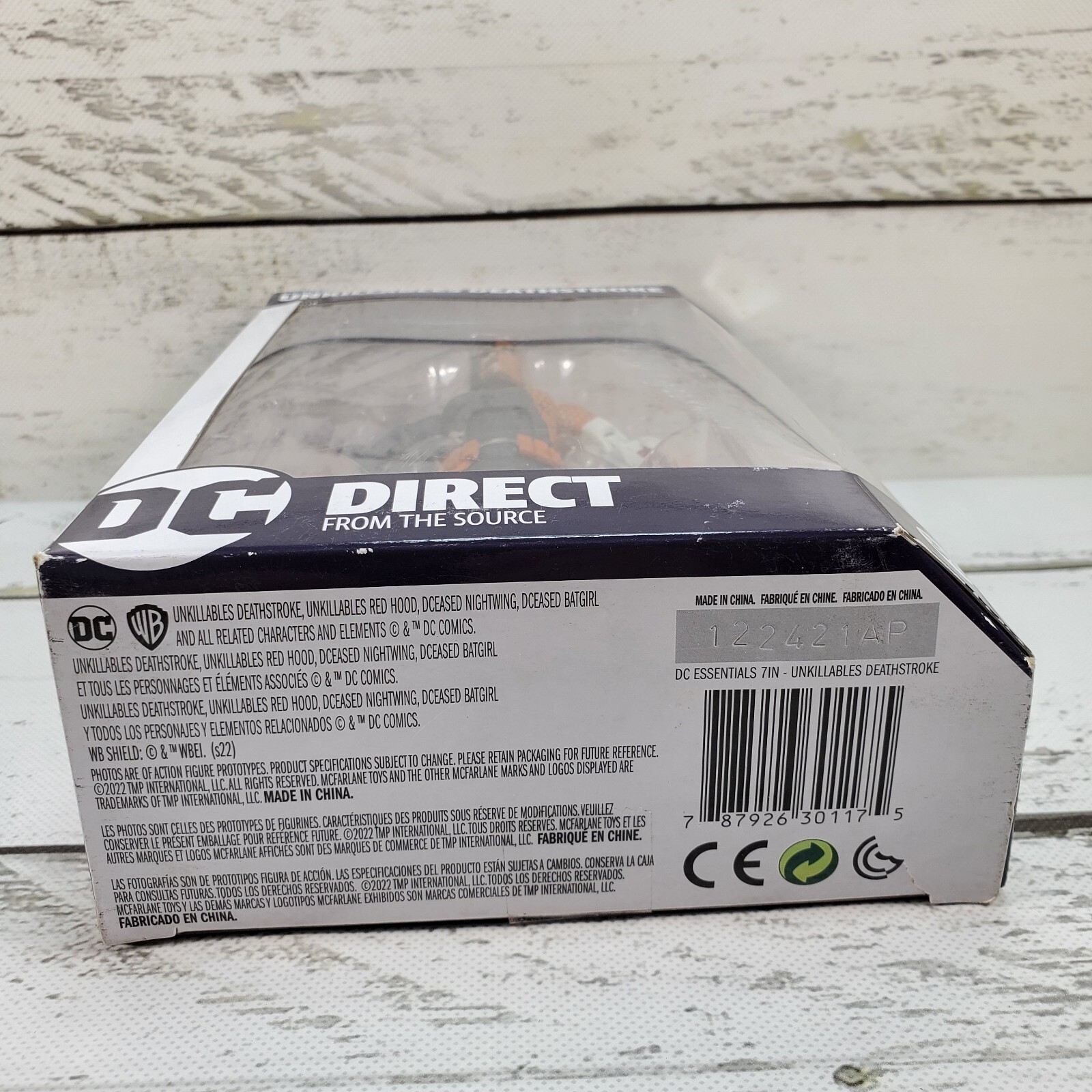 DC Direct Dceased Unkillables Deathstroke 2022 7&Prime; Poseable Figure Open Box