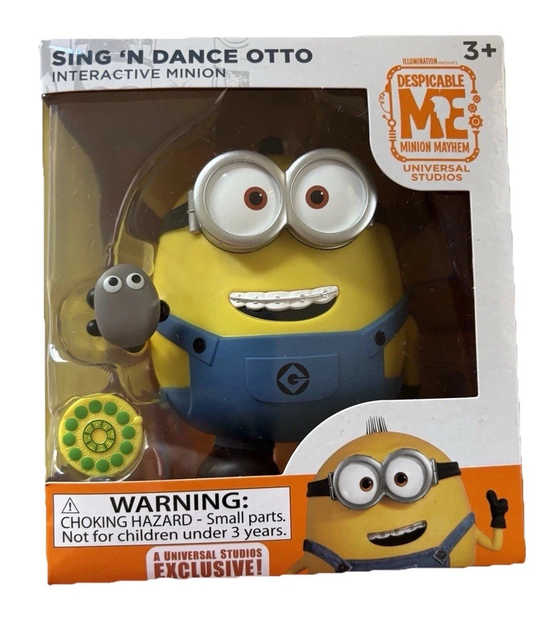 Despicable Me Sing ‘N Dance Otto-Interactive Minion-Universal Studios Exclusive
