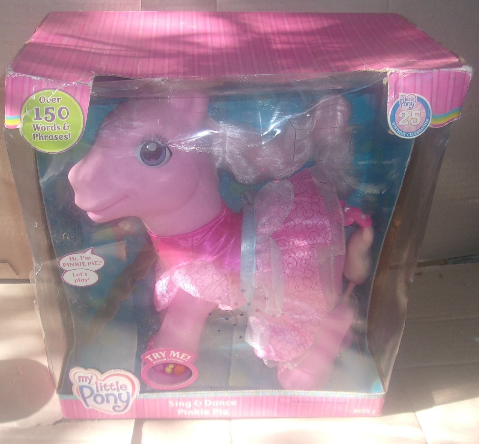 MY LITTLE PONY SING AND DANCE PINKIE PIE NEW IN DAMAGED BOX NEEDS NEW BATTERIES