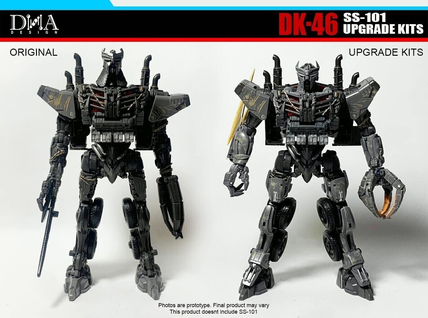 DNA DK-46 Upgrade Kit For Transformers Studio Series SS-101 Scourge With Bonus